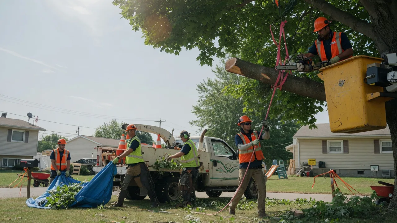 Large Tree Relocation in Secretary, MD